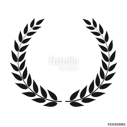 500x500 Laurel Wreath Vector Isolated Stock Image And Royalty Free Vector