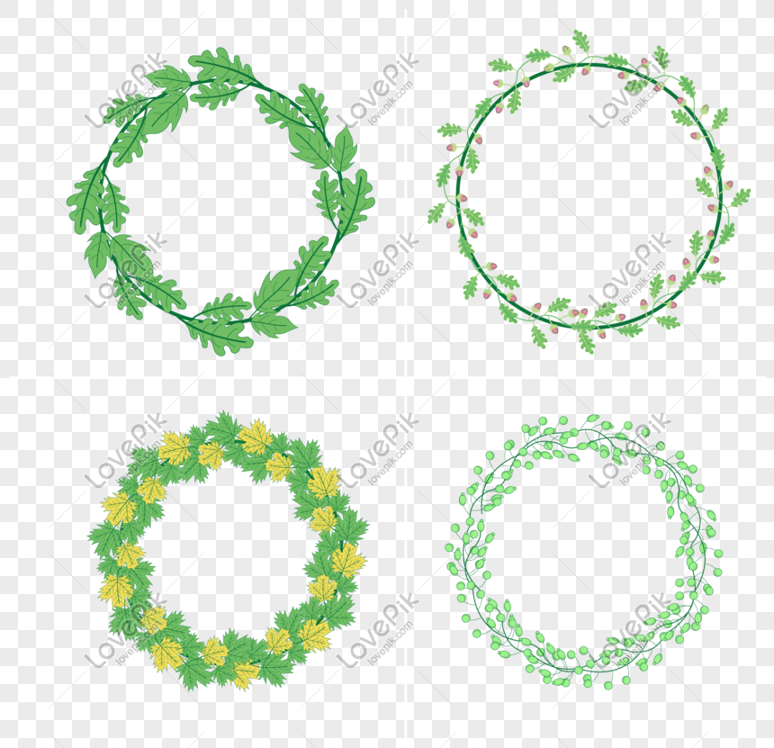 860x831 Small Fresh Wreath Vector Png Image Picture Free Download