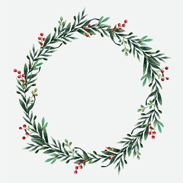 626x625 Christmas Wreath Vectors, Photos And Free Download