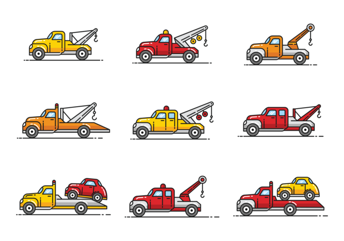 Tow Truck Free Vector Art 700x490 Tow Truck Free Vector Art