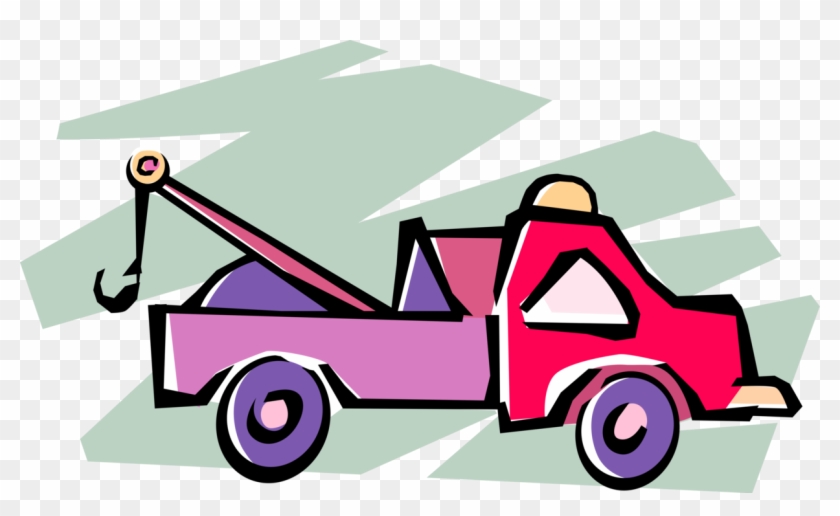 Vector Illustration Of Tow Truck Wrecker Recovery Vehicle 840x516 Vector Illustration Of Tow Truck Wrecker Recovery Vehicle