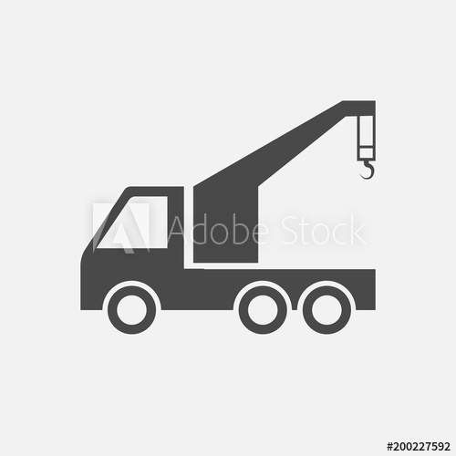 Wrecker Vector Icon Truck 500x500 Wrecker Vector Icon Truck