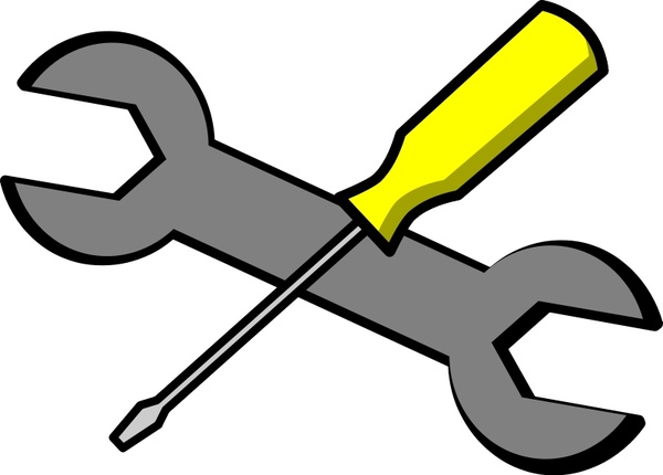 600x430 Screwdriver And Wrench Icon Free Vector In Open Office Drawing