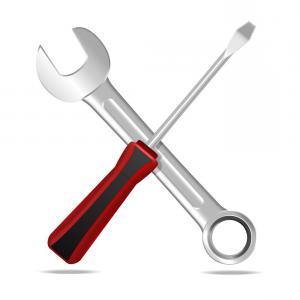300x300 Realistic Detailed Wrench And Screwdriver Vector Catchsplace