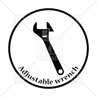 Icon Of Adjustable Wrench Vector Image Of Signs, Symbols, Maps 400x400 Icon Of Adjustable Wrench Vector Image Of Signs, Symbols, Maps