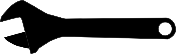 Adjustable Spanner Wrench Clip Art 600x187 Adjustable Spanner Wrench Clip Art