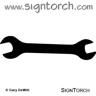 Wrench Open End Signtorch, Turning Images Into Vector Cut Paths 320x320 Wrench Open End Signtorch, Turning Images Into Vector Cut Paths