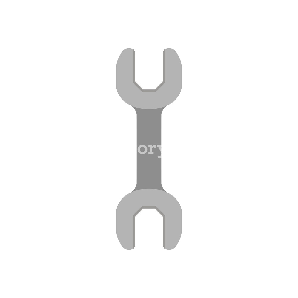 White Background With Color Silhouette Of Wrench Tool Vector 1000x1000 White Background With Color Silhouette Of Wrench Tool Vector