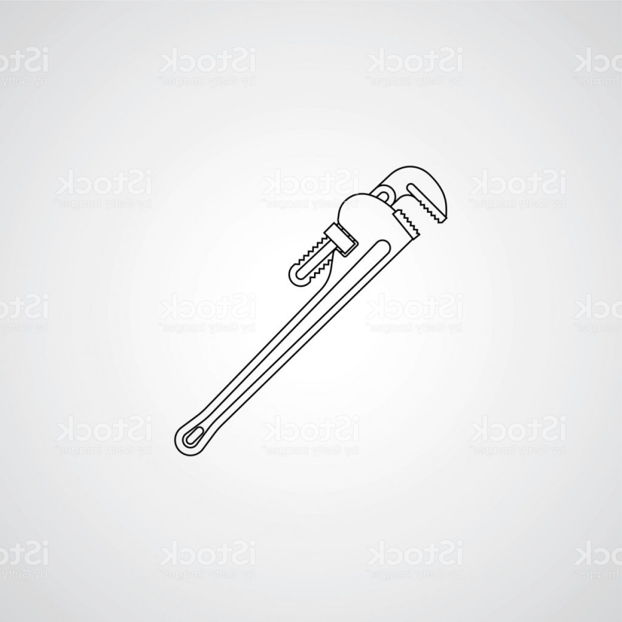 1228x1228 Pipe Wrench Icon Vector Gm Wallkeeper