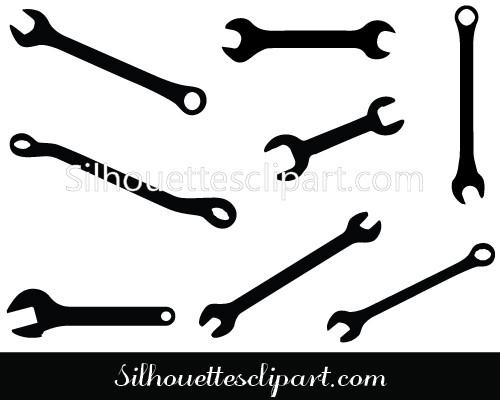 500x400 Wrench Vector Graphics Download Free Spanners Wrench