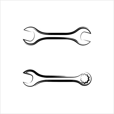 450x450 Spanner Wrench Icon Vector Art Illustration Royalty Free Vector