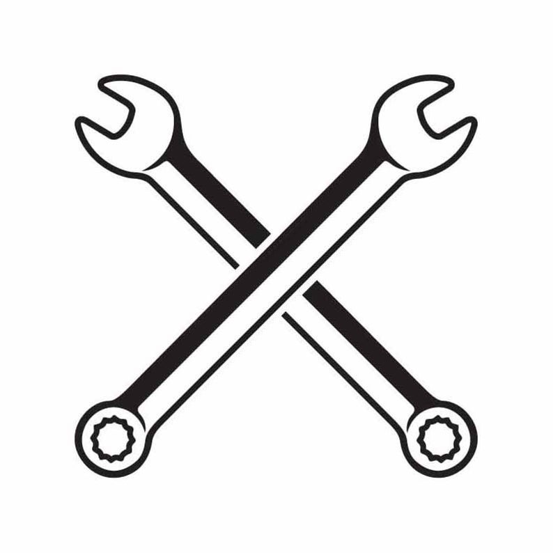 794x794 Wrench Wrenches Tool Tools Mechanic Garage Vector Etsy