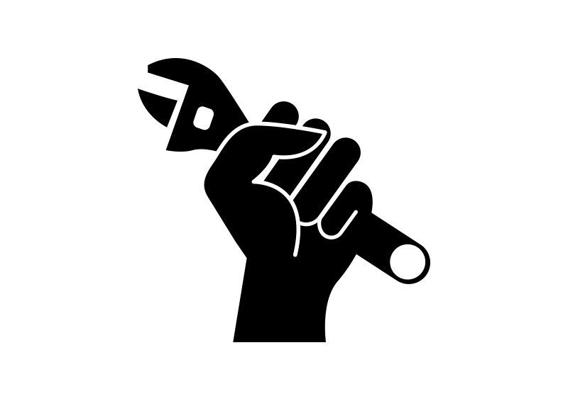800x566 Wrench In Hand Free Vector Simple Vector Icons Vector Free