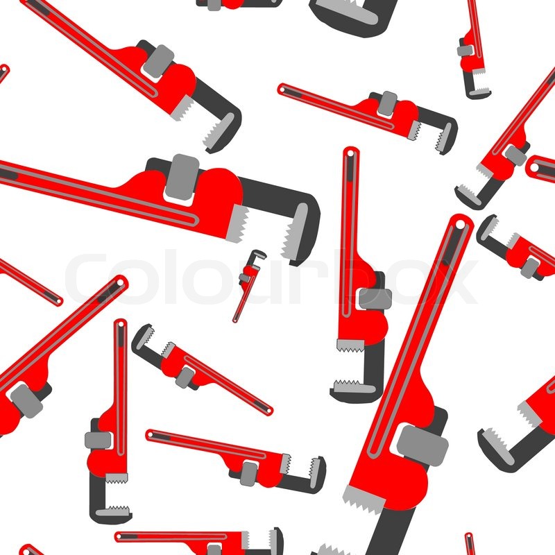 800x800 Wrench Pipe Seamless Pattern, Abstract Stock Vector Colourbox