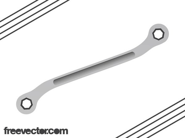 600x448 Wrench Free Vector