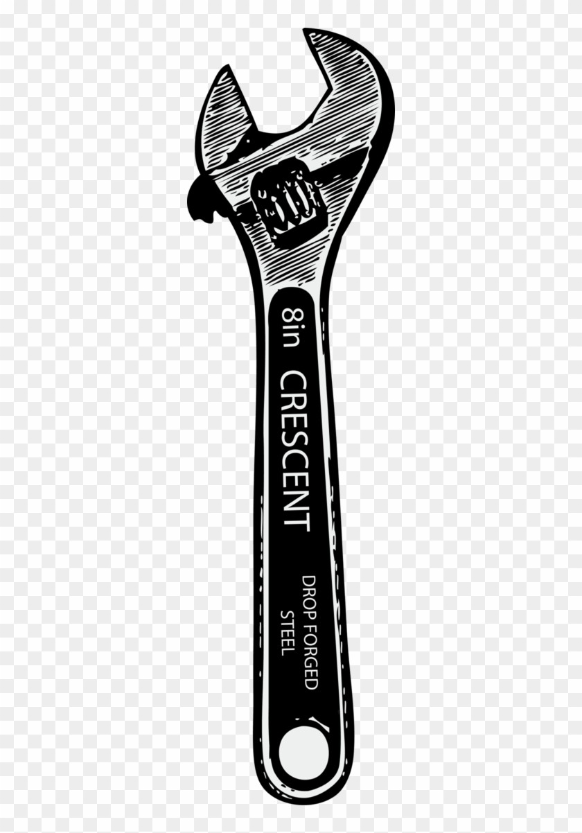 Adjustable Crescent Wrench Vector Clip Art, Hd Png Download 840x1202 Adjustable Crescent Wrench Vector Clip Art, Hd Png Download