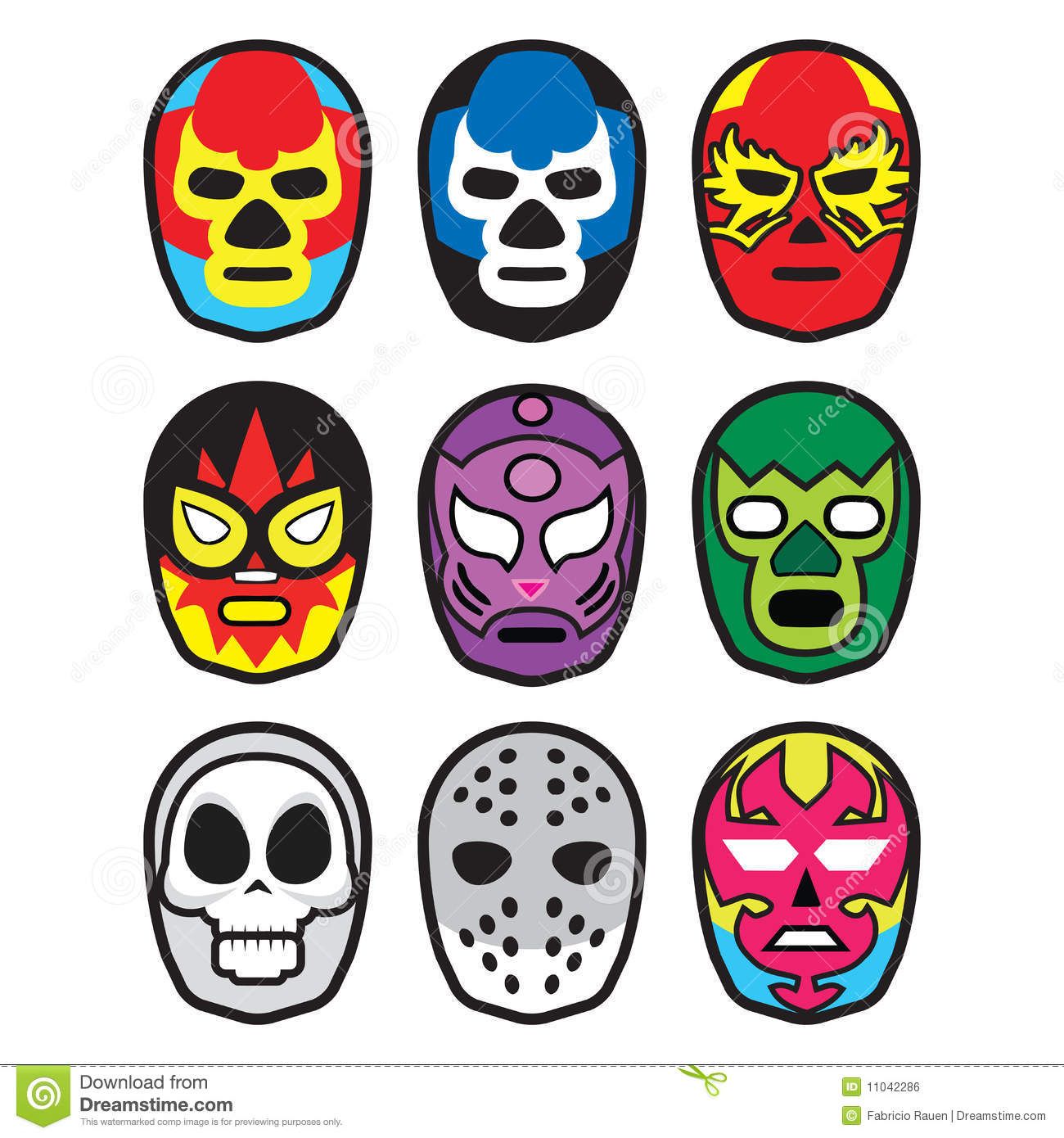 1300x1390 Wrestling Masks