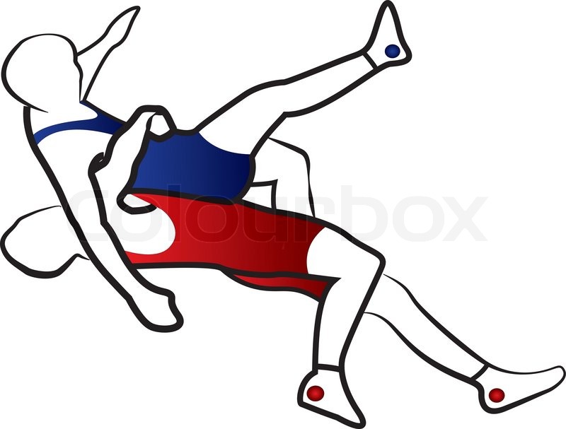 800x607 Suplay Throw In Greco Roman Or Freestyle Wrestling Stylized Vector