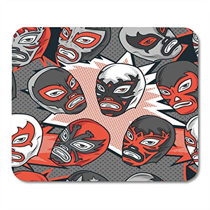 425x425 Semtomn Gaming Mouse Pad Mask Mexican Wrestler