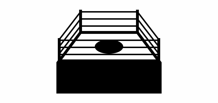 920x435 Wrestling Ring Rubber Stamp