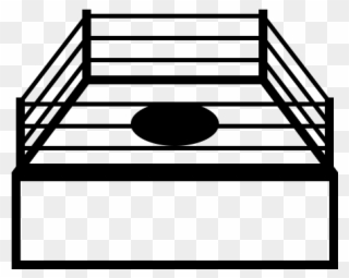 320x255 Boxing Ring Rubber Stamp