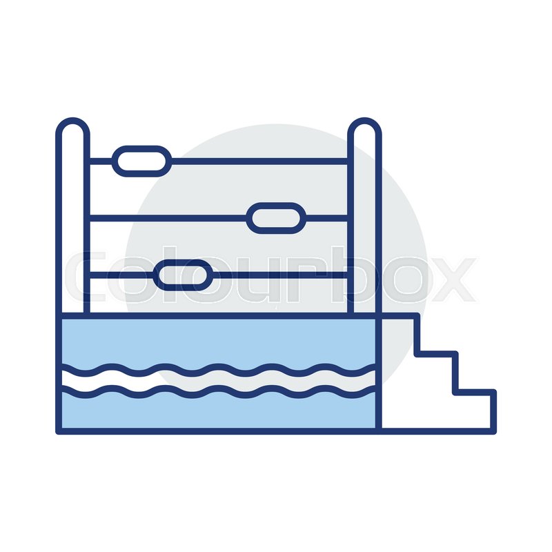 800x800 Wrestling Ring Boxing Stock Vector Colourbox