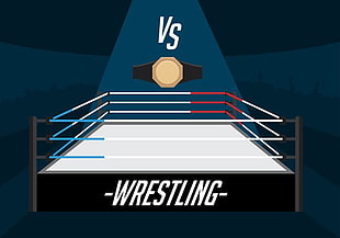 310x217 Free Vector Wrestling Ring Illustration Free