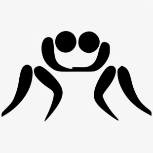 310x310 Wrestling Silhouette Vector At Getdrawings