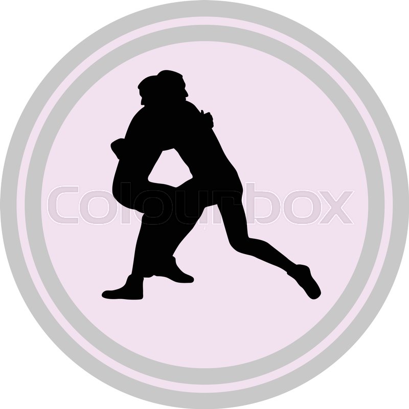 800x800 Wrestling Silhouette Vector Stock Vector Colourbox