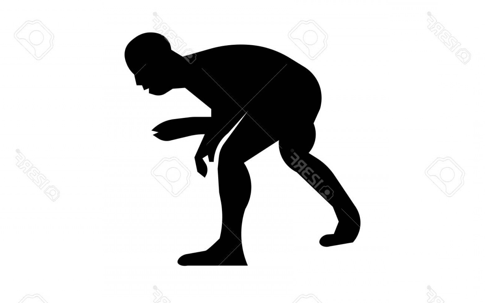 1560x974 Photostock Vector Wrestling Silhouette Clip Art On White
