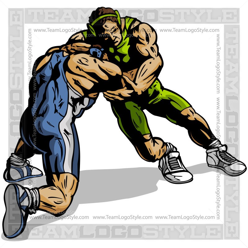 800x800 Wrestling Vector Art