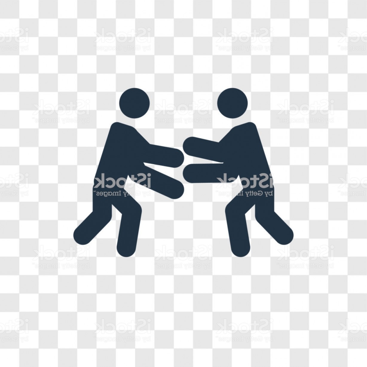 1228x1228 Wrestling Vector Icon Isolated On Transparent Background Wrestling