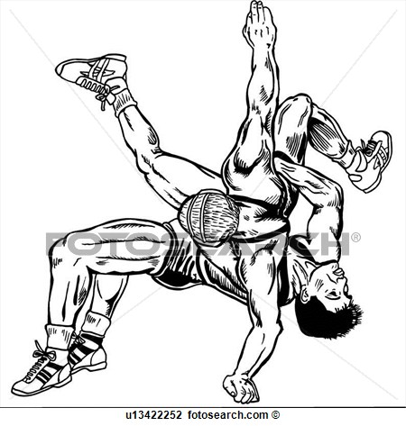 Wrestling Vector Graphics Images 450x473 Wrestling Vector Graphics Images
