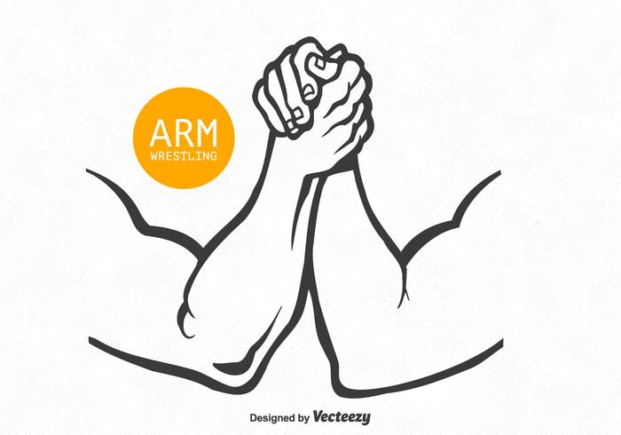 Free Vector Arm Wrestling 700x490 Free Vector Arm Wrestling