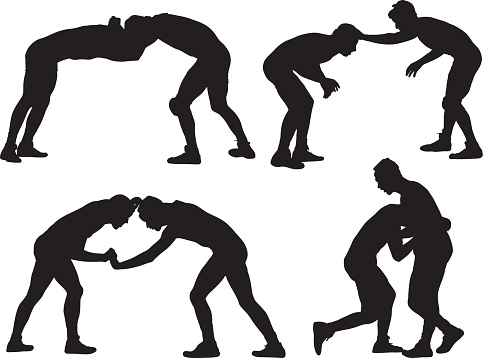 Wrestling Vector Art 483x358 Wrestling Vector Art