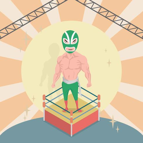Free Mexican Wrestler Illustration 490x490 Free Mexican Wrestler Illustration
