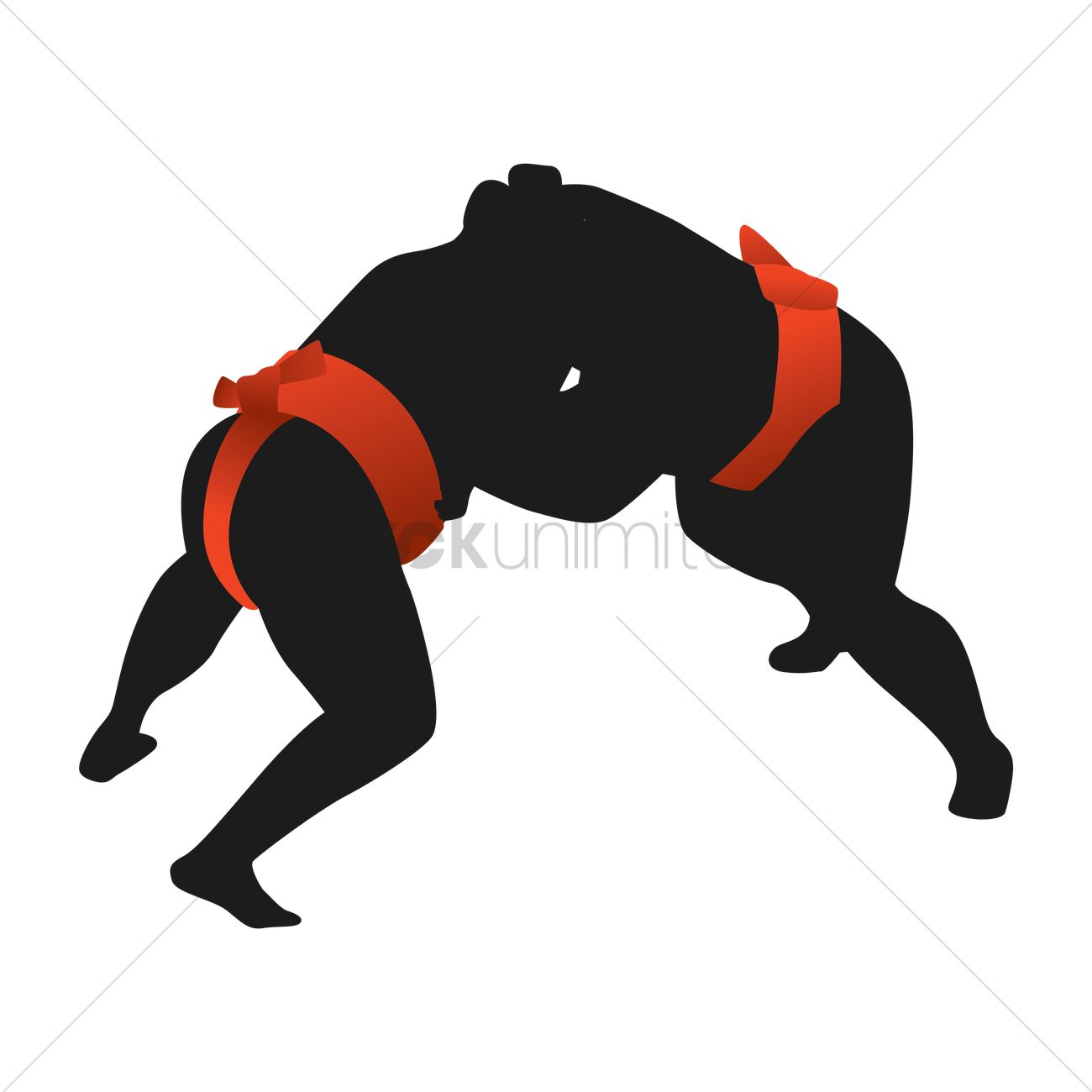 Free Silhouette Of Sumo Wrestler Vector Image 1300x1300 Free Silhouette Of Sumo Wrestler Vector Image
