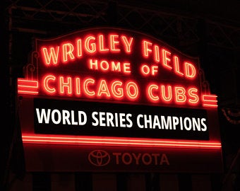 340x270 Wrigley Field Marquee Etsy