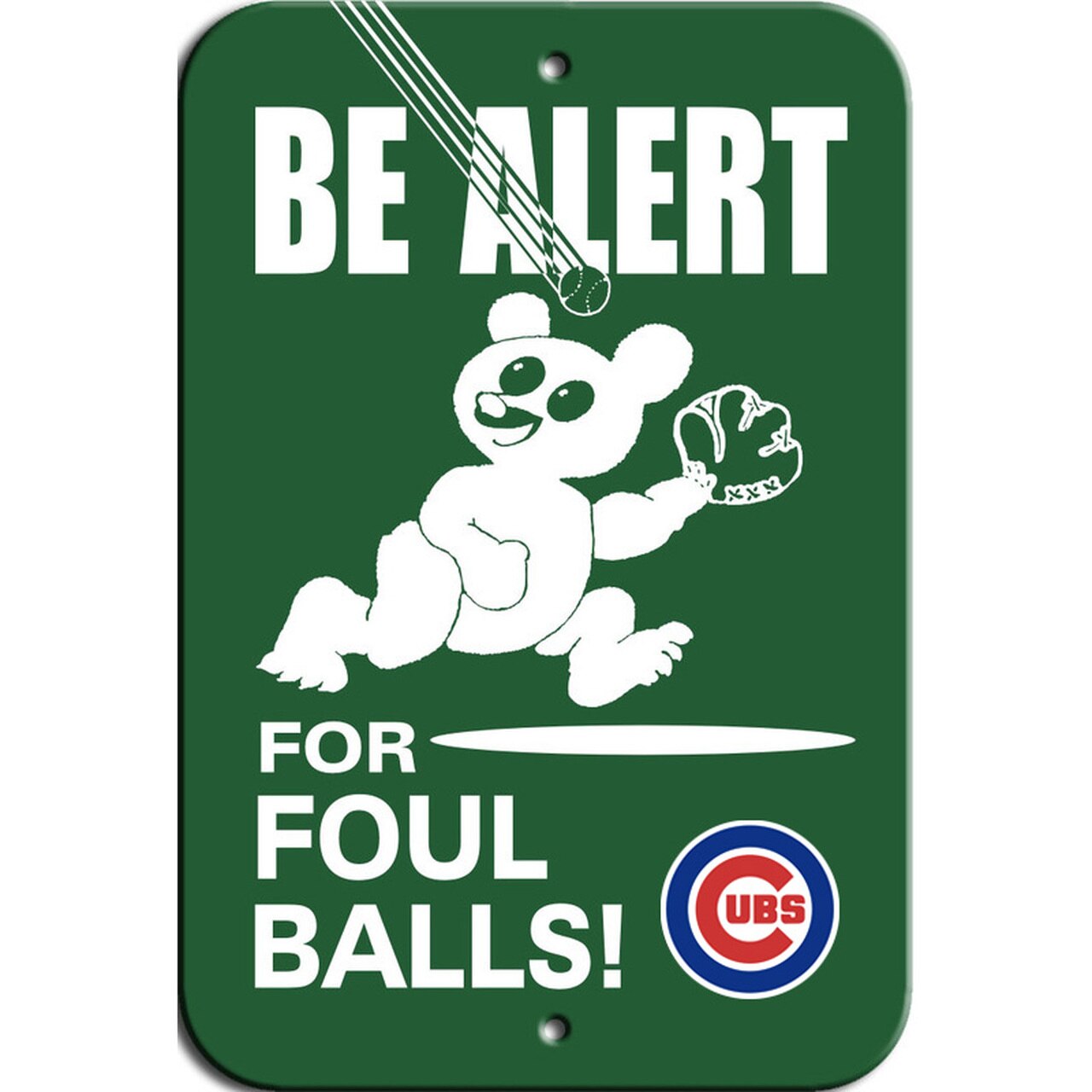 1280x1280 Chicago Cubs Wrigley Field Sign Be Alert For Foul Balls
