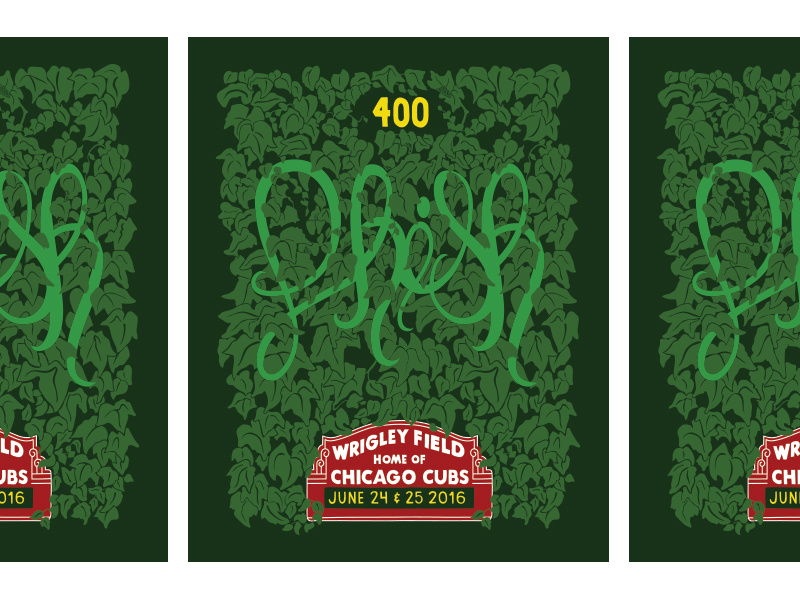 800x600 Phish Wrigley Field Poster