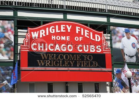 450x320 Wrigley Field Sign Baseball Wrigley Field Chicago, Wrigley