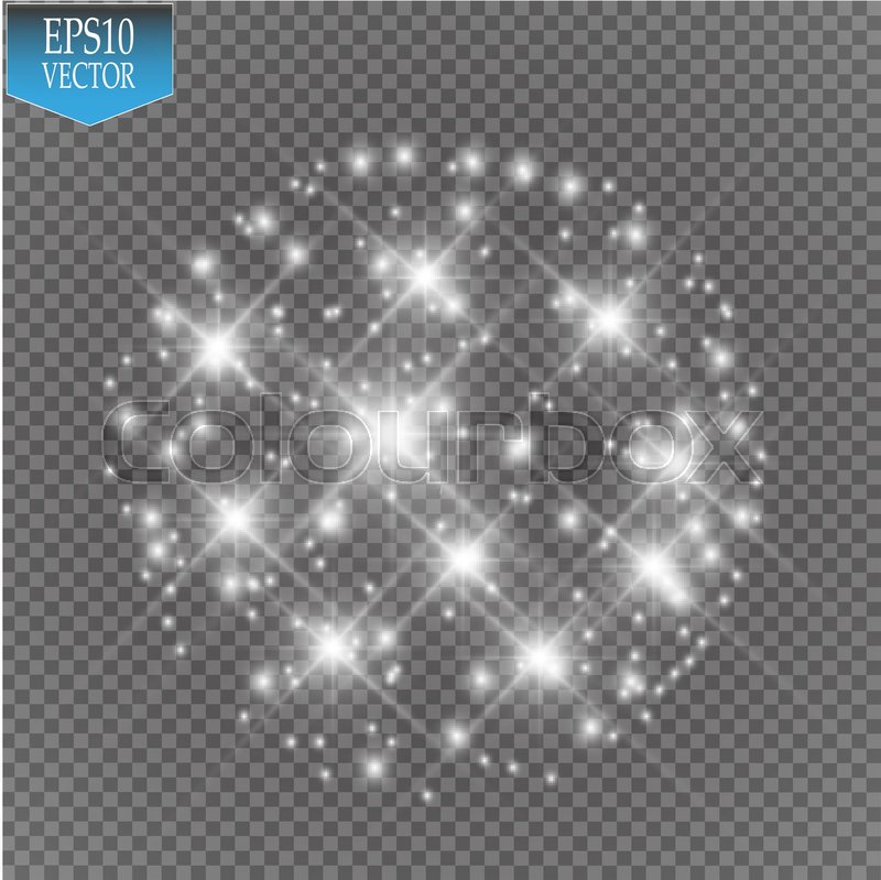 800x799 Lights On Transparent Background Stock Vector Colourbox