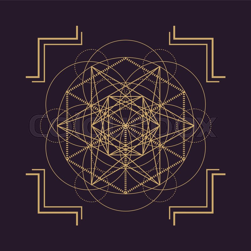 800x800 Vector Gold Monochrome Design Abstract Stock Vector Colourbox