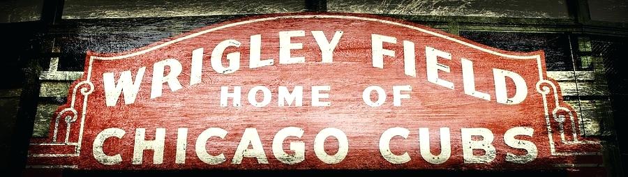 900x254 Wrigley Field Sign Smycze Reklamowe