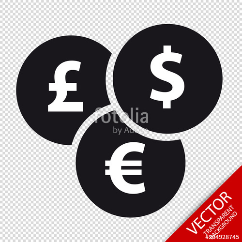 500x500 Different Currencies Flat Icon