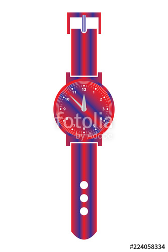 334x500 Analogue Wrist Watch Vector Design Stock Image And Royalty Free