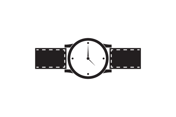 580x386 Wristwatch Vector Icon Graphic