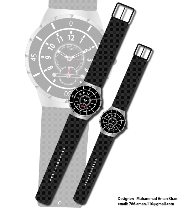 600x665 Free Wrist Watch Vector