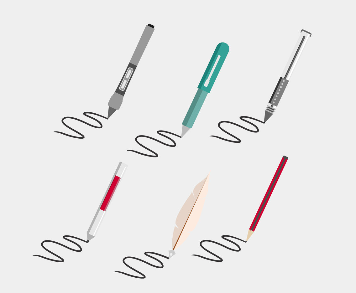 1136x936 Writing Pen Vector Vector Art Graphics