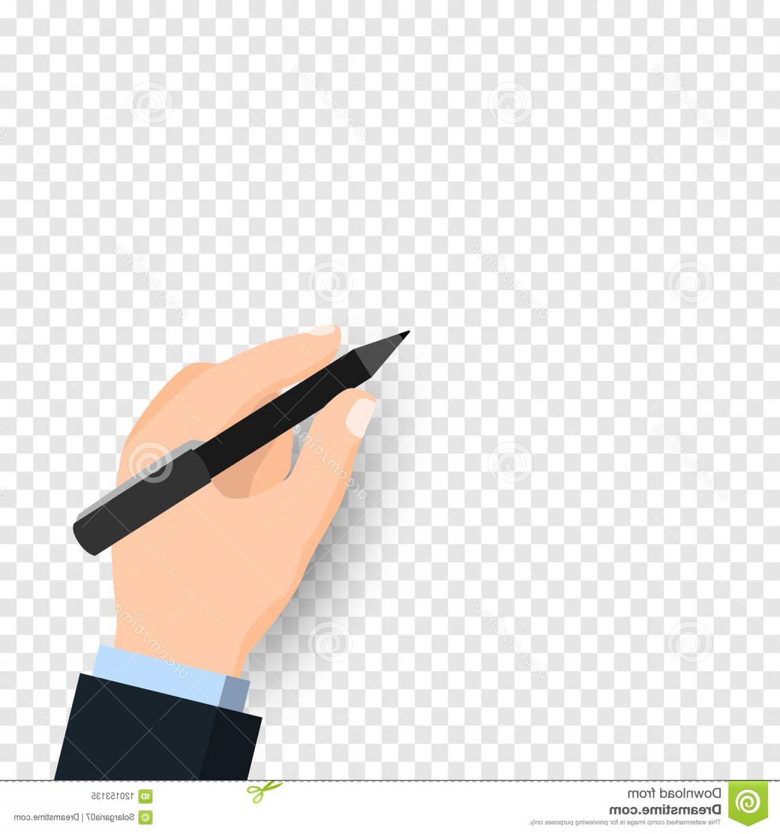 1560x1668 Hand Holding Pen Writingcaisolated Transparent Background